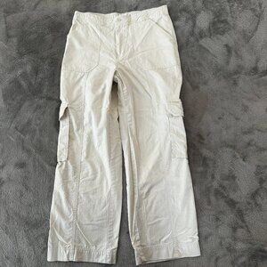 Abercrombie & Fitch Cargo Khaki Pants Straight Leg Women's 29/8